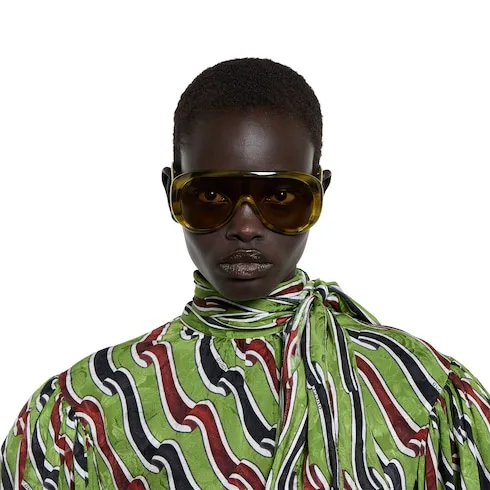 Rectangular Frame Sunglasses
