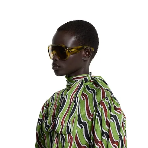 Rectangular Frame Sunglasses