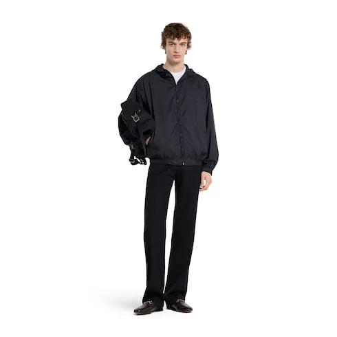 Gg Nylon Zip Jacket