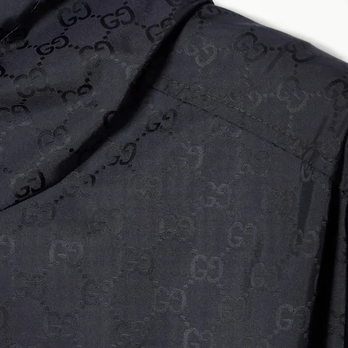 Gg Nylon Zip Jacket