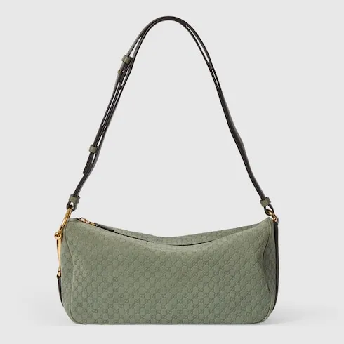 Half Horsebit Medium Shoulder Bag