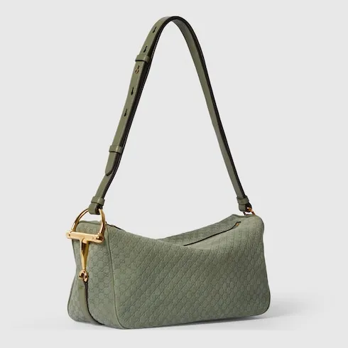 Half Horsebit Medium Shoulder Bag