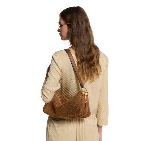Half Horsebit Medium Shoulder Bag