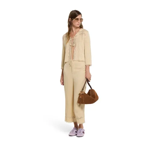 Half Horsebit Medium Shoulder Bag
