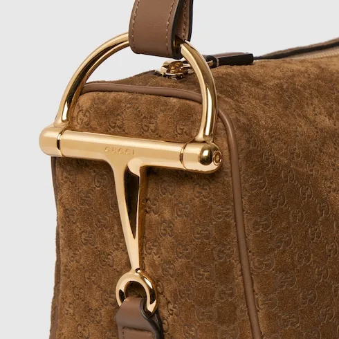Half Horsebit Medium Shoulder Bag