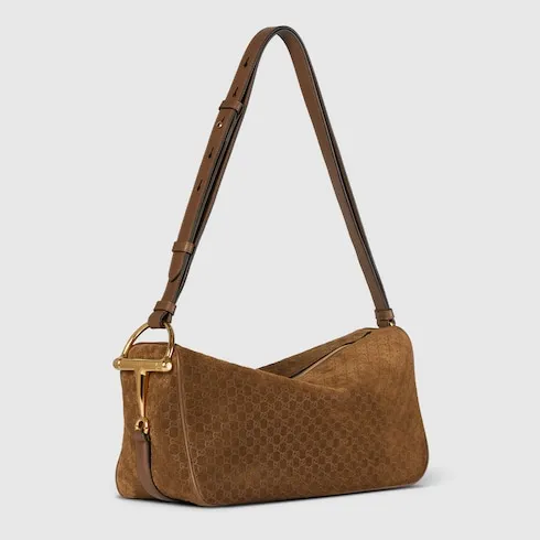 Half Horsebit Medium Shoulder Bag