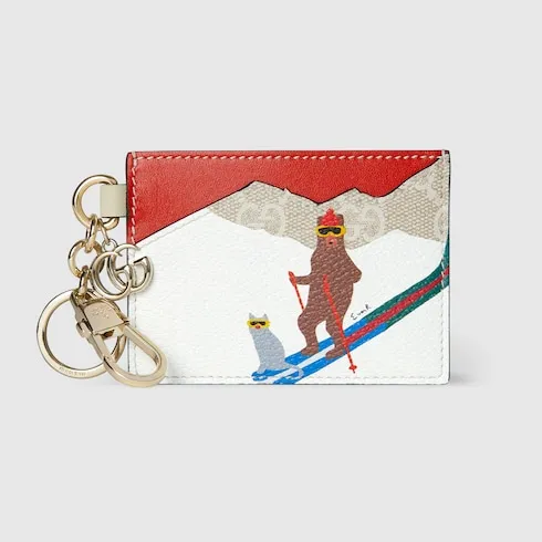 Printed Gg Card Case