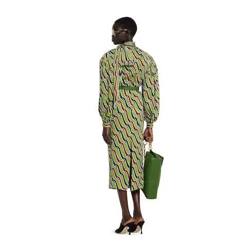 Printed Silk Dress