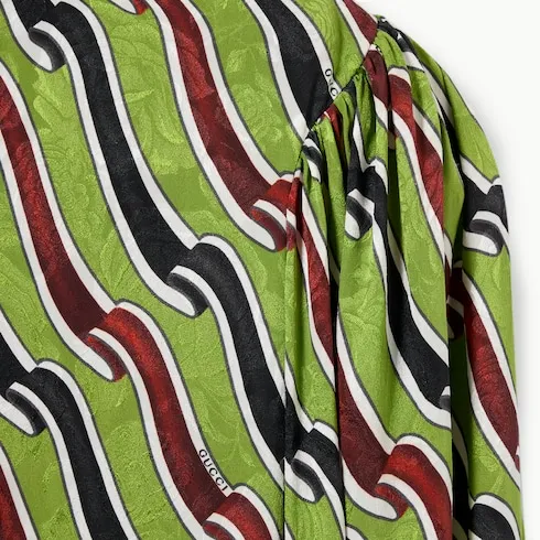 Printed Silk Dress