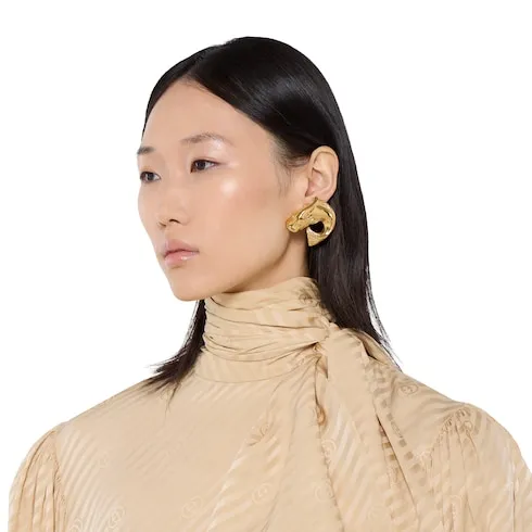 Carp-Shaped Earrings