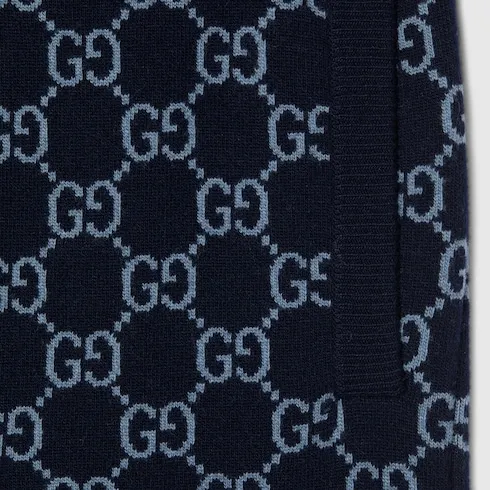 Gg Knit Double Wool Leisure Trousers