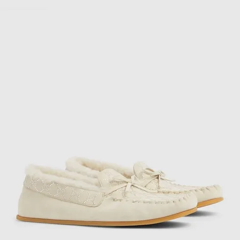 Gg Crystal Driver Loafer