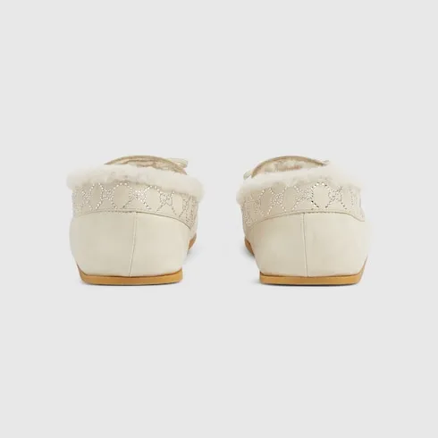 Gg Crystal Driver Loafer
