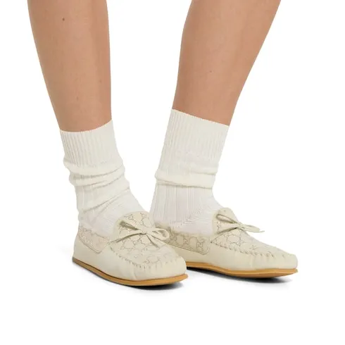 Gg Crystal Driver Loafer