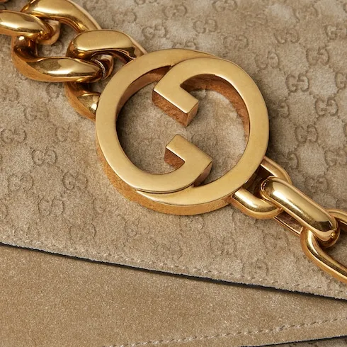 Large Shoulder Bag With Chain