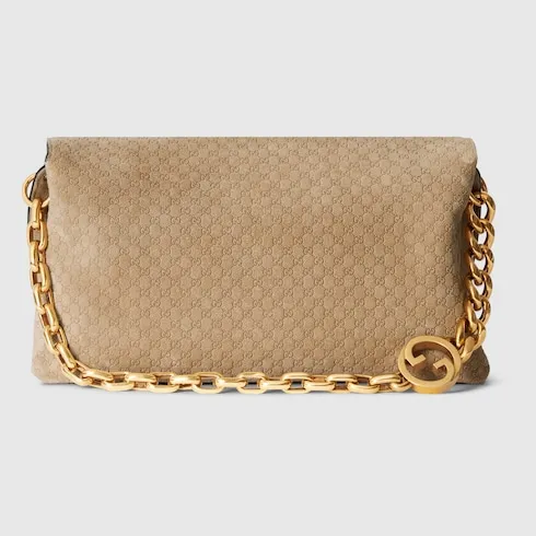 Large Shoulder Bag With Chain