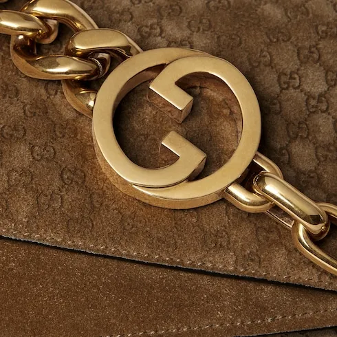 Large Shoulder Bag With Chain