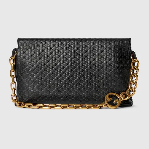 Large Shoulder Bag With Chain