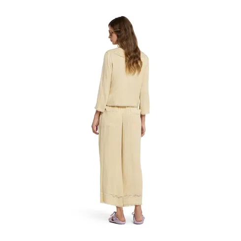 Diagonal Gg Silk Jacquard Trousers