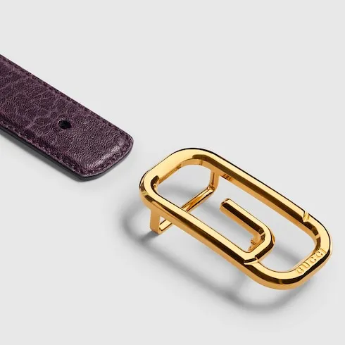 Reversible Belt With Square G Buckle