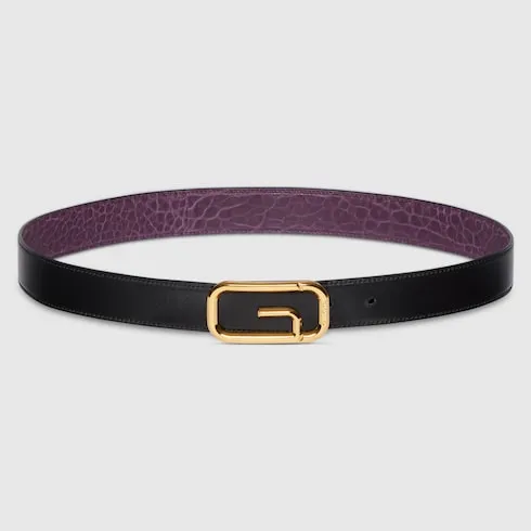 Reversible Belt With Square G Buckle