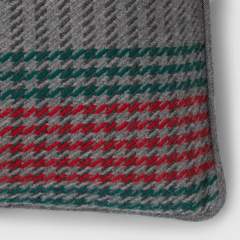 Cashmere Jacquard Cushion With Web