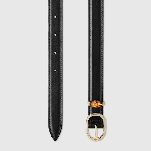 Thin Belt With Oval Buckle
