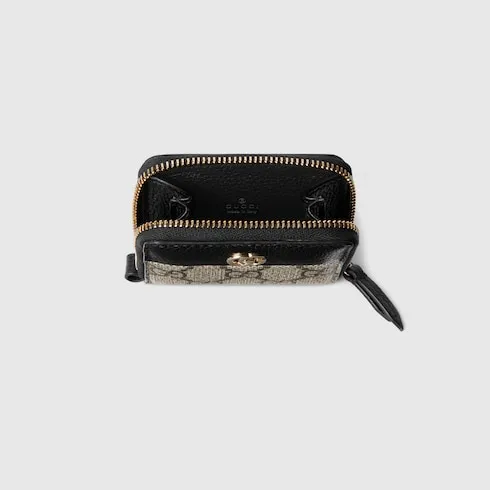 Gg Marmont Bi-Colour Zip Around Wallet