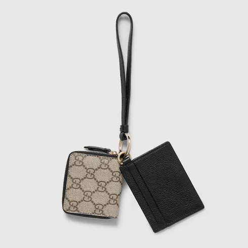 Gg Marmont Bi-Colour Zip Around Wallet
