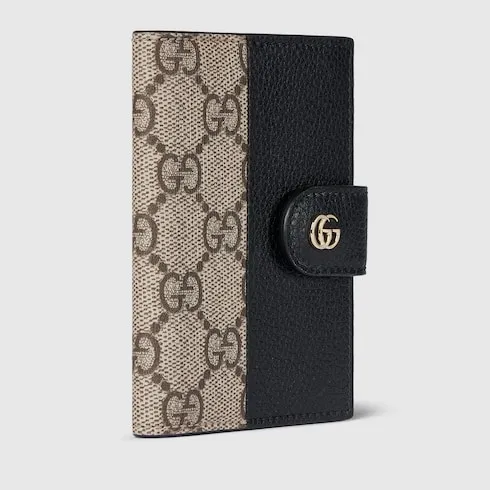 Bi-Colour Gg Marmont Card Case