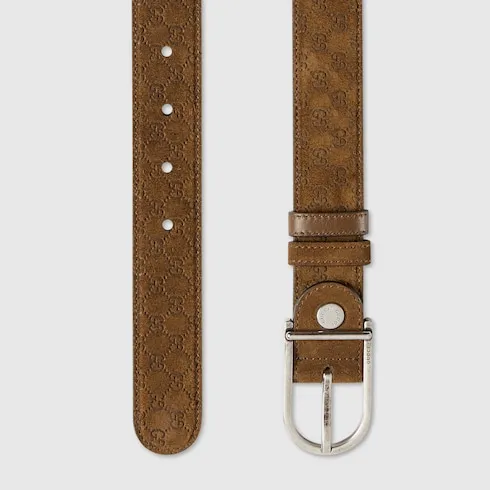 Reversible Belt With Rounded Buckle