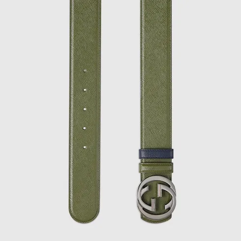 Reversible Belt With Interlocking G Buckle