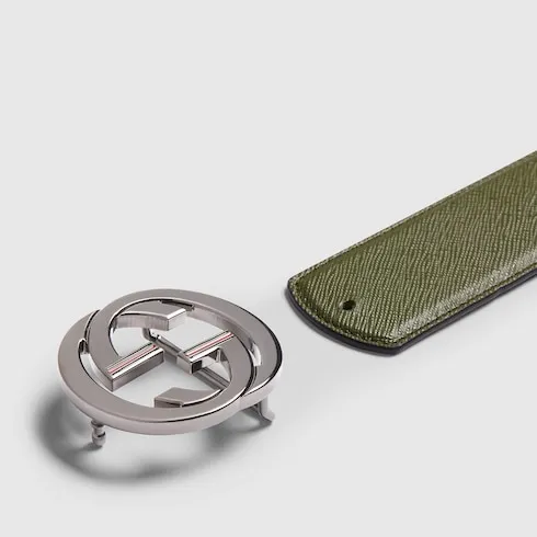 Reversible Belt With Interlocking G Buckle