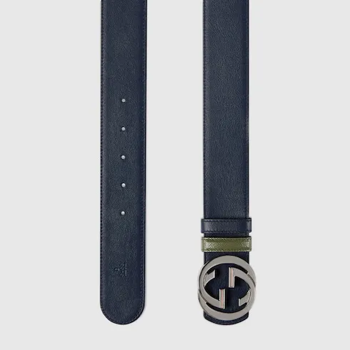 Reversible Belt With Interlocking G Buckle