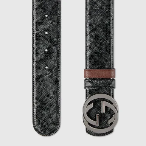 Reversible Belt With Interlocking G Buckle