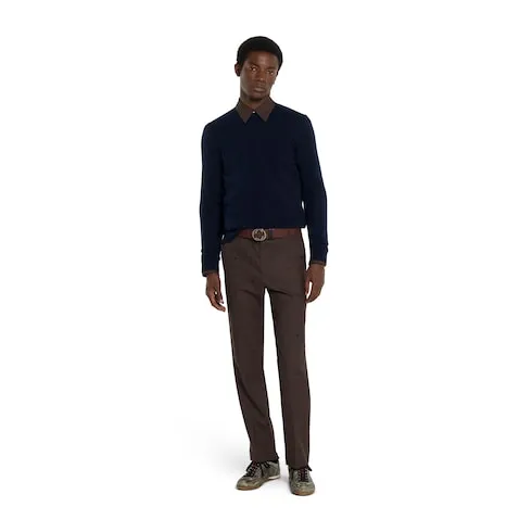 Reversible Belt With Interlocking G Buckle