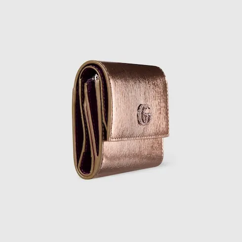 Gg Marmont Bi-Colour Mini Wallet