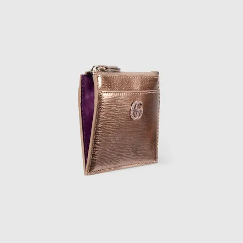 Gg Marmont Zip Key Pouch
