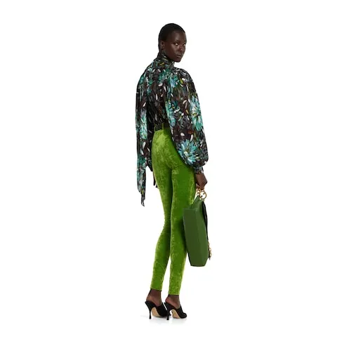 Stretch Velvet Leggings