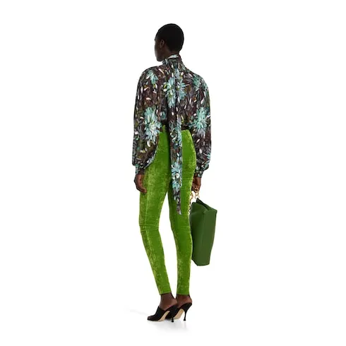 Printed Silk Twill Shirt