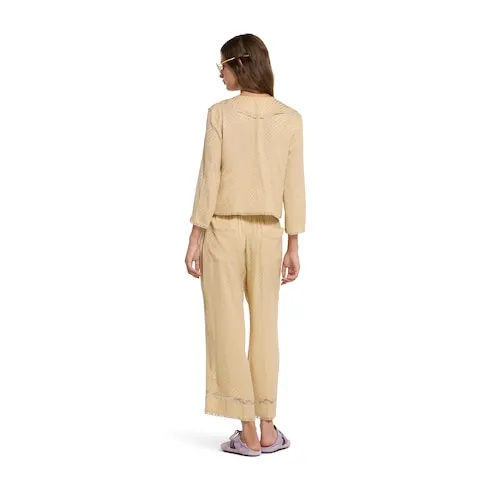 Diagonal Gg Silk Jacquard Shirt