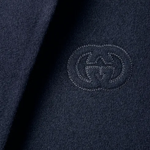 Wool Sleeveless Coat With Embroidery