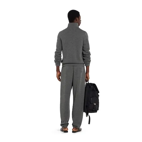 Double Jersey Jacquard Zip Jacket