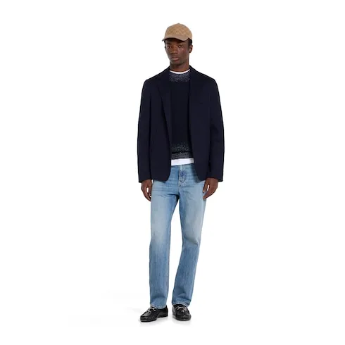 Knit Wool Jumper With Embroidery