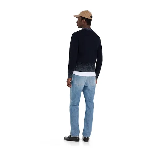 Knit Wool Jumper With Embroidery