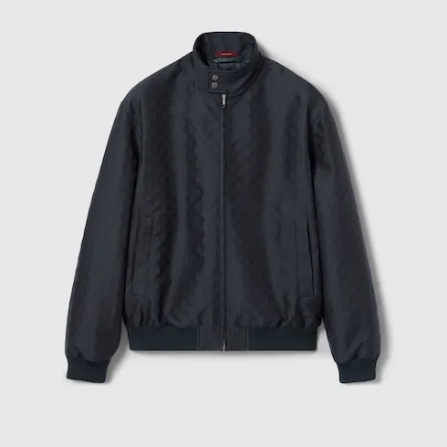 Gg Ripstop Zip Jacket