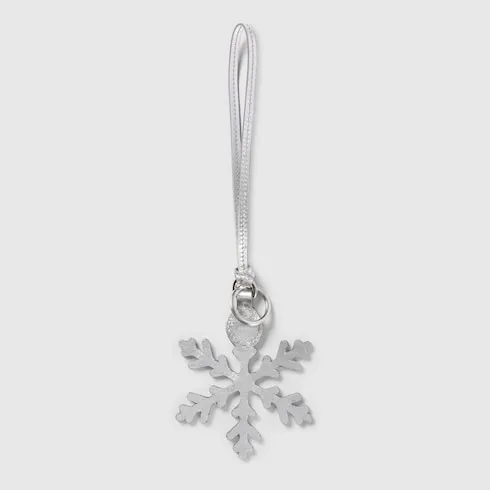 Snowflake-Shaped Bag Charm