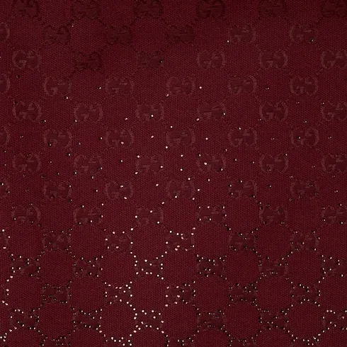 Gg Canvas Skirt With Crystals