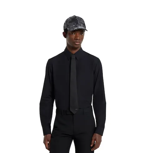 Horsebit Silk Jacquard Tie