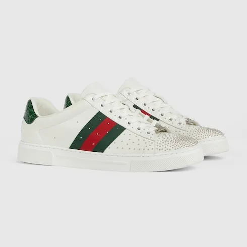 Ace Studded Trainers With Web